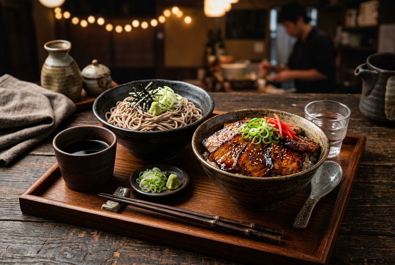 焼豚丼セット